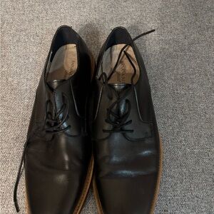 Banana Republic Black Leather Oxfords Classic Formal Design